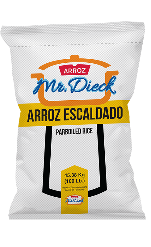 Arroz Mr. Dieck escaldado QQ - 100 Lb.