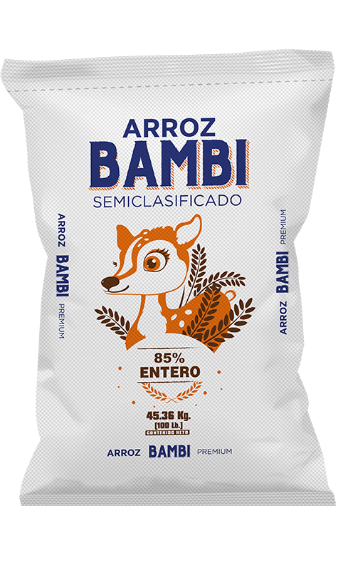 Arroz Bambi QQ AZUL - 100 Lb.