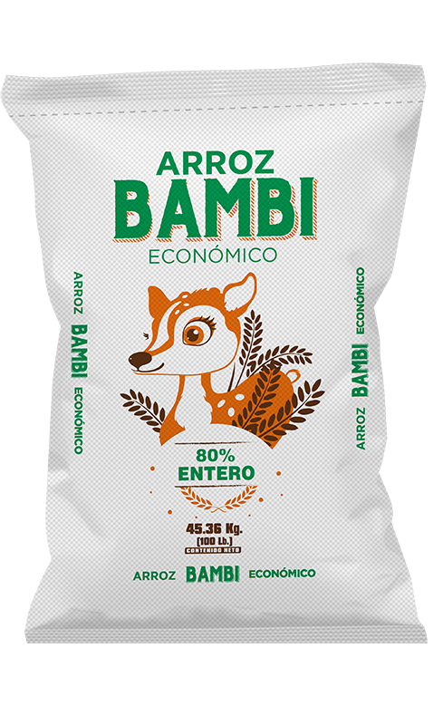 Arroz Bambi QQ VERDE - 100 Lb.