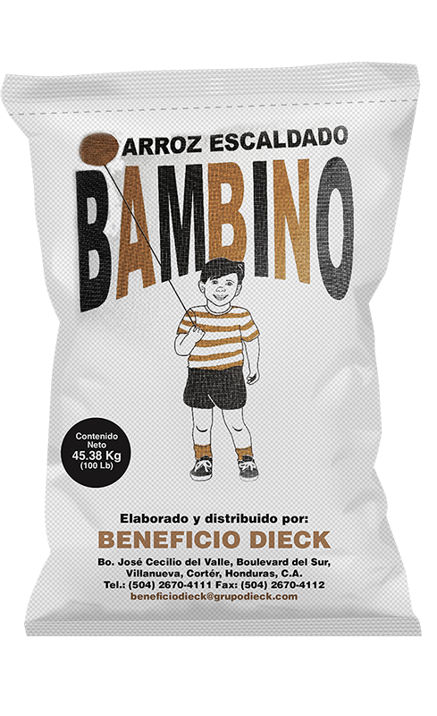 Arroz Precocido Bambino QQ - 100 Lb.